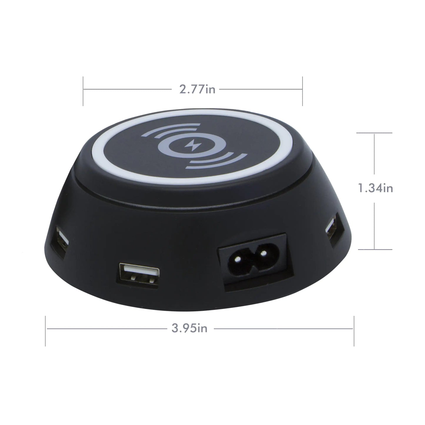 Merry Go Around Qi Wireless Charger With 6 USB Ports