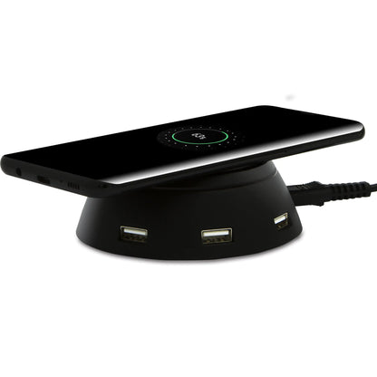 Merry Go Around Qi Wireless Charger With 6 USB Ports