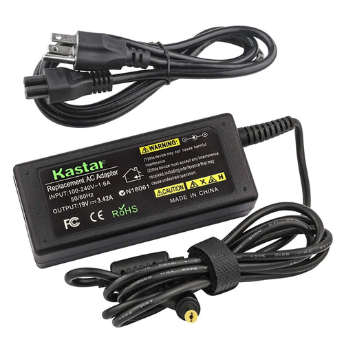 Kastar Laptop AC Adapter Power Supply for 19V 3.42A 1.5MM ACER Aspire 3000 3030 3500 3600 5000 5030 5040 9100