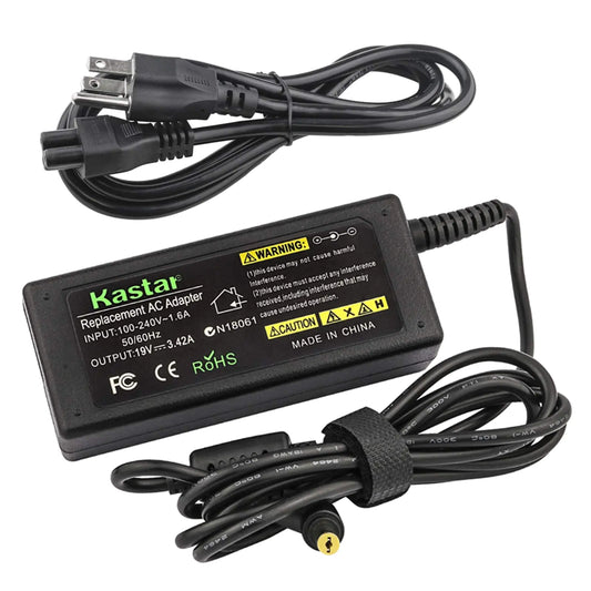 Kastar Laptop AC Adapter Power Supply for 19V 3.42A 1.5MM ACER Aspire 3000 3030 3500 3600 5000 5030 5040 9100
